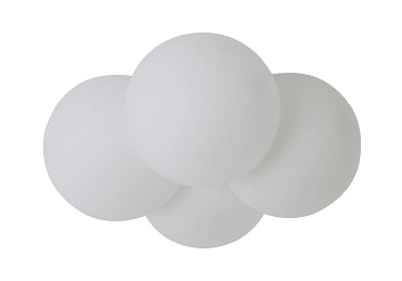 LED White Acrylic Cloud Frame Wall Sconce - LV LIGHTING