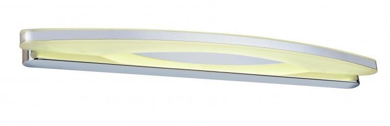 LED Chrome with White Acylic Diffuser Curve Vanity Light - LV LIGHTING