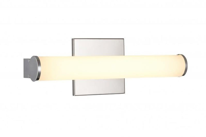 LED Chrome with Milk White Glass Vanity Light - LV LIGHTING