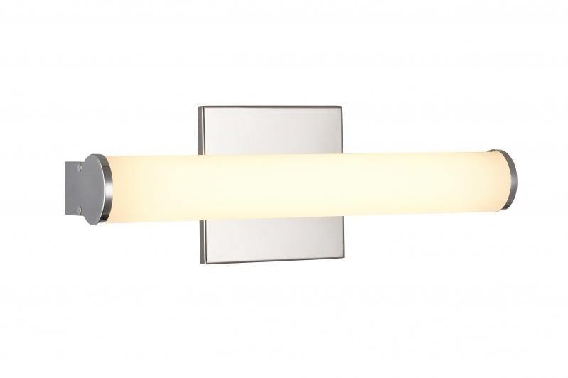 LED Chrome with Milk White Glass Vanity Light - LV LIGHTING