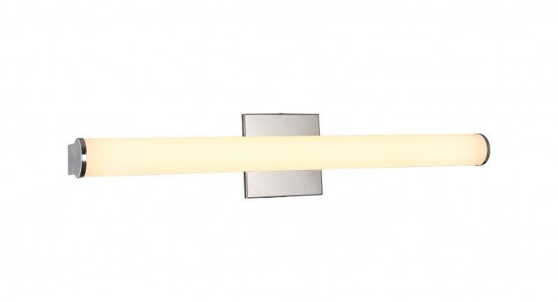 LED Chrome with Milk White Glass Vanity Light - LV LIGHTING