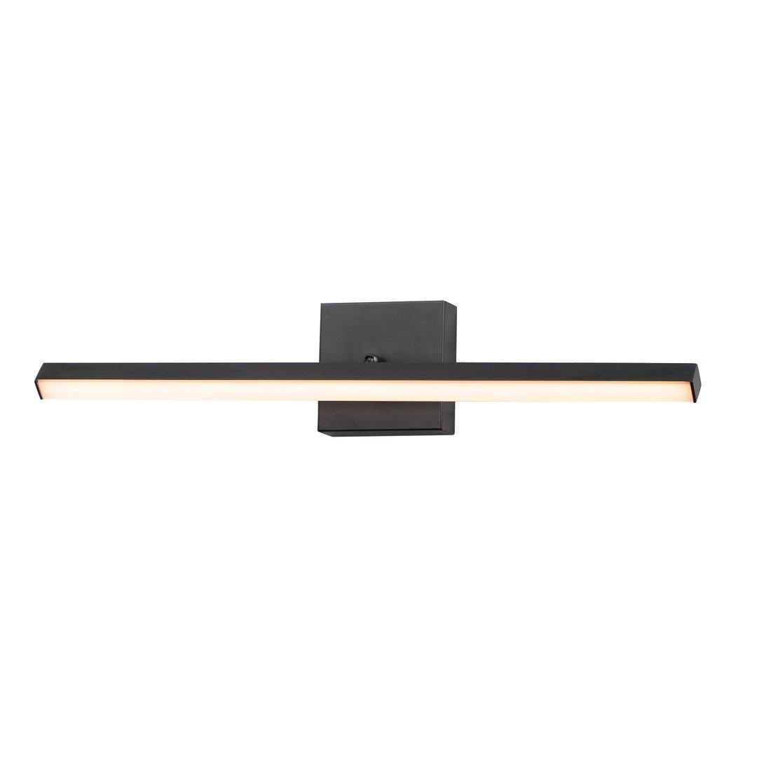 LED Black with Acrylic Diffuser Minimalist Vanity Light - LV LIGHTING