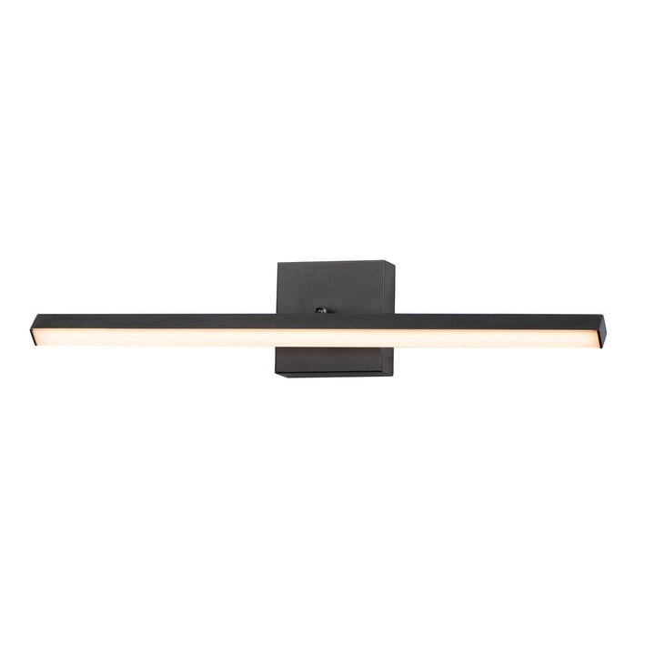 LED Black with Acrylic Diffuser Minimalist Vanity Light - LV LIGHTING