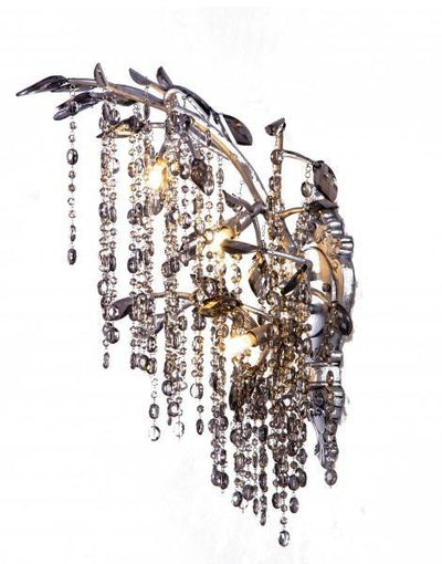 Steel Branch Frame with Crystal Wall Sconce - LV LIGHTING