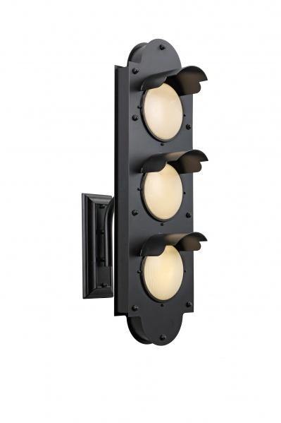 Black Traffic Light Wall Sconce - LV LIGHTING