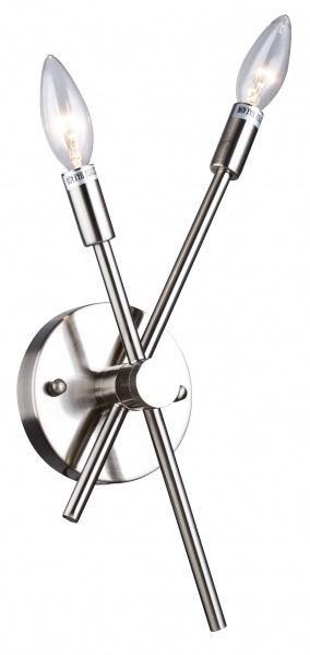 Steel Two Arm Pipe Wall Sconce - LV LIGHTING