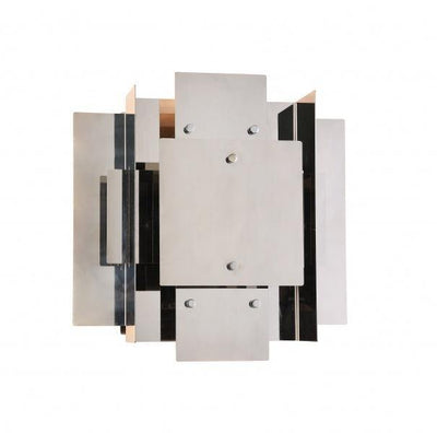 Steel Geometric Plated Shade Wall Sconce - LV LIGHTING