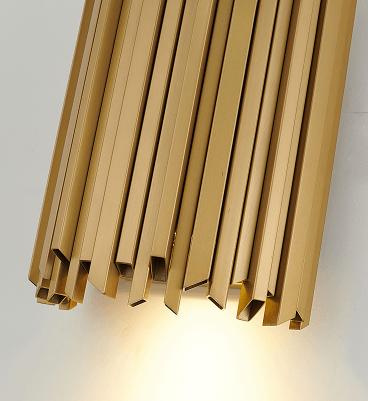 Satin Brass Rod Wall Sconce - LV LIGHTING