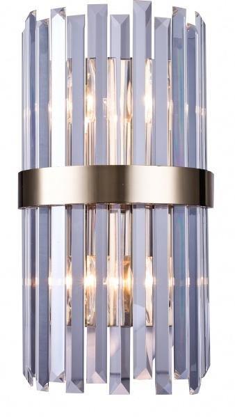 Gold Band with Crystal Rod Wall Sconce - LV LIGHTING