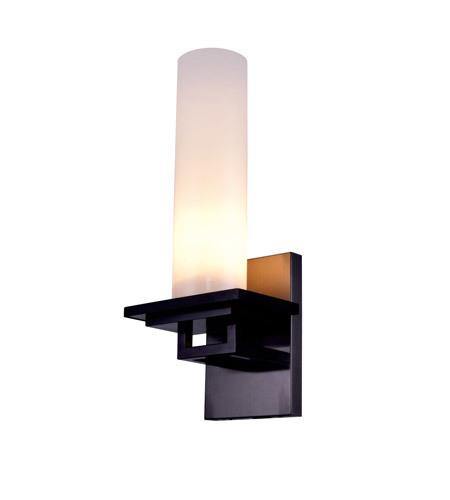 Satin Nickel with White Cylindrical Glass Shade Wall Sconce - LV LIGHTING