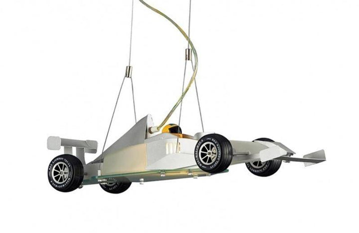 Silver F1 Racing Car Pendant - LV LIGHTING