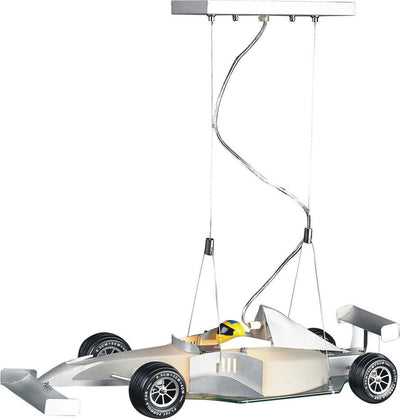 Silver F1 Racing Car Pendant - LV LIGHTING