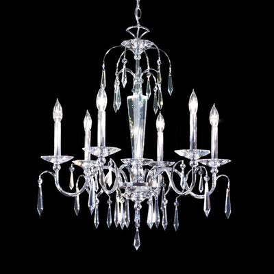 Chrome with Crystal Chandelier - LV LIGHTING