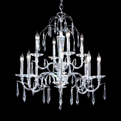 Chrome with Crystal Chandelier - LV LIGHTING