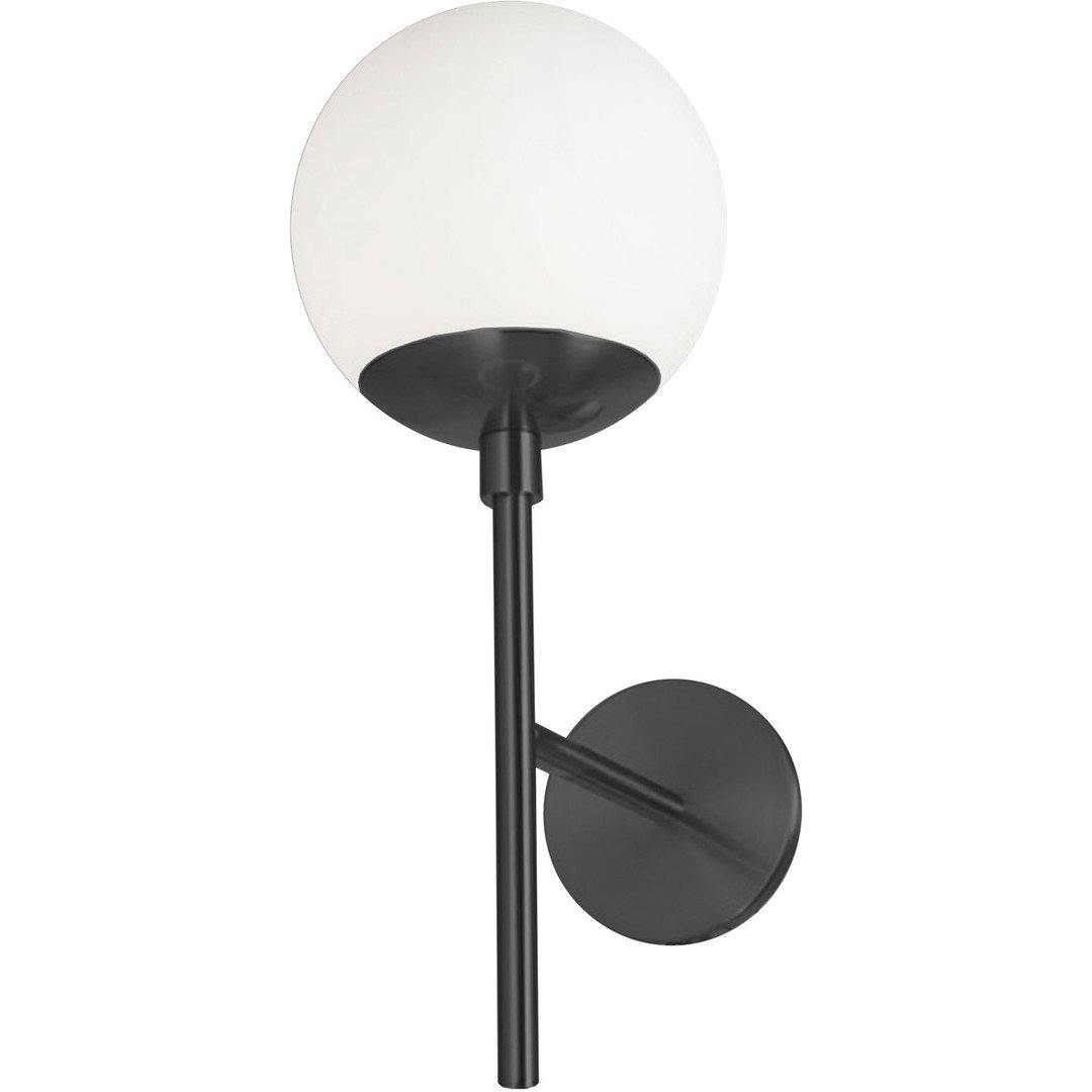 Steel with Frosted Glass Shade Wall Sconce - LV LIGHTING