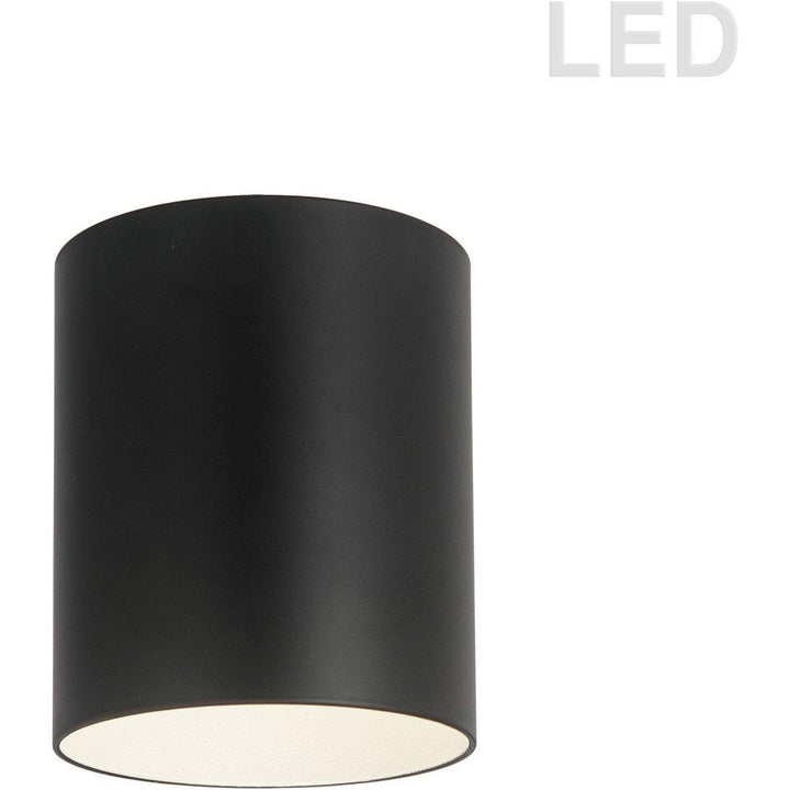 LED Steel with Round Cylindrical Flush Mount - LV LIGHTING