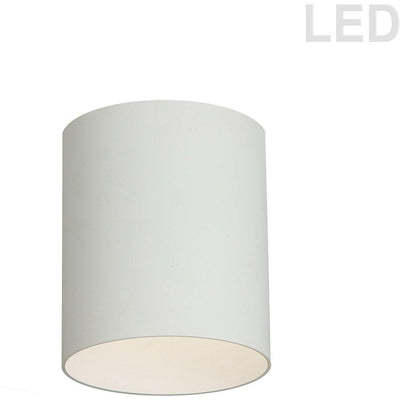 LED Steel with Round Cylindrical Flush Mount - LV LIGHTING