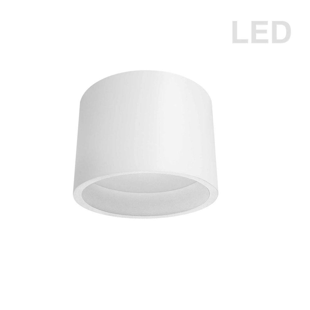 LED Steel with Round Cylindrical Flush Mount - LV LIGHTING