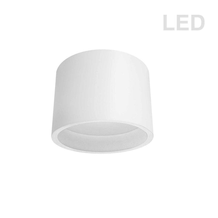 LED Steel with Round Cylindrical Flush Mount - LV LIGHTING
