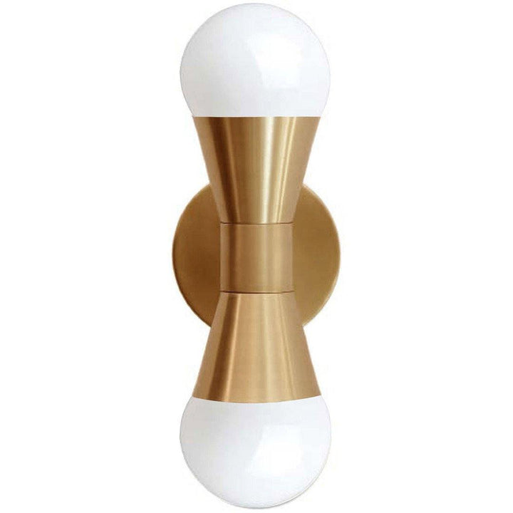 Steel Frame Simple 2 Light Wall Sconce - LV LIGHTING