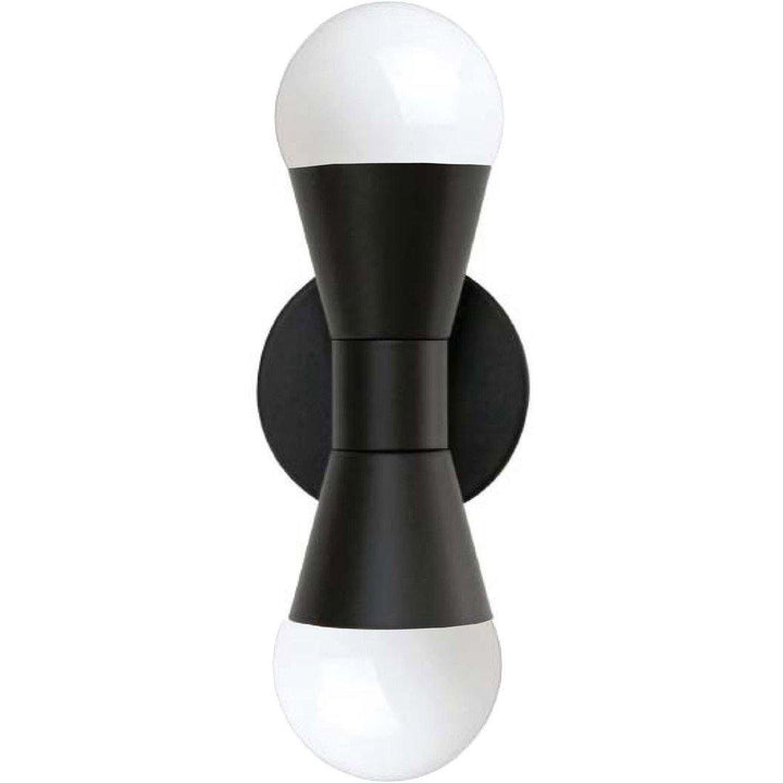 Steel Frame Simple 2 Light Wall Sconce - LV LIGHTING
