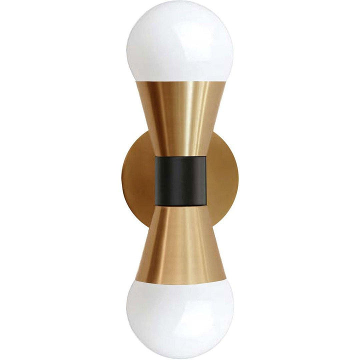 Steel Frame Simple 2 Light Wall Sconce - LV LIGHTING