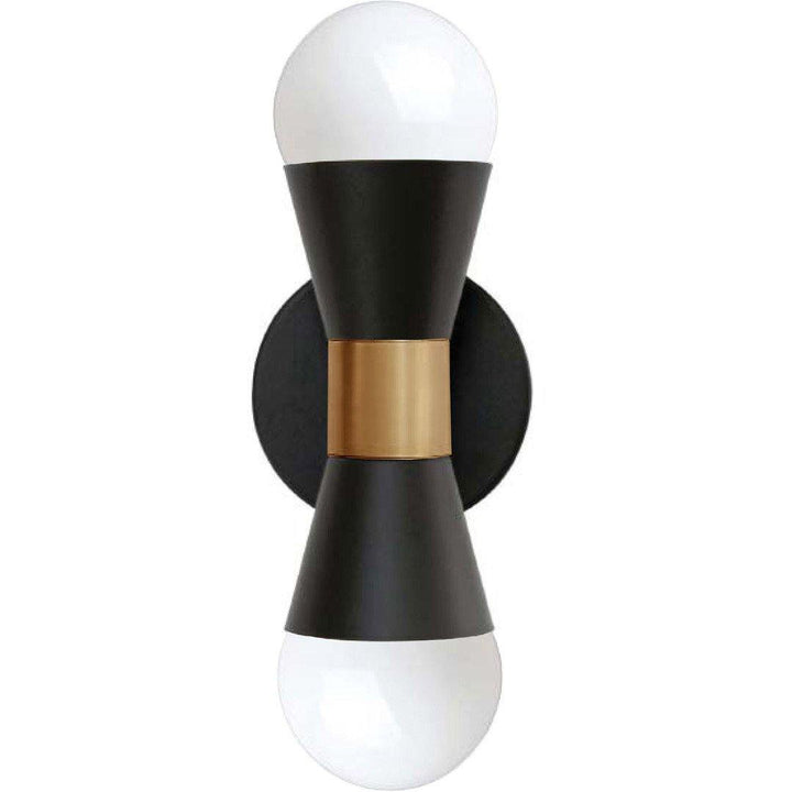 Steel Frame Simple 2 Light Wall Sconce - LV LIGHTING