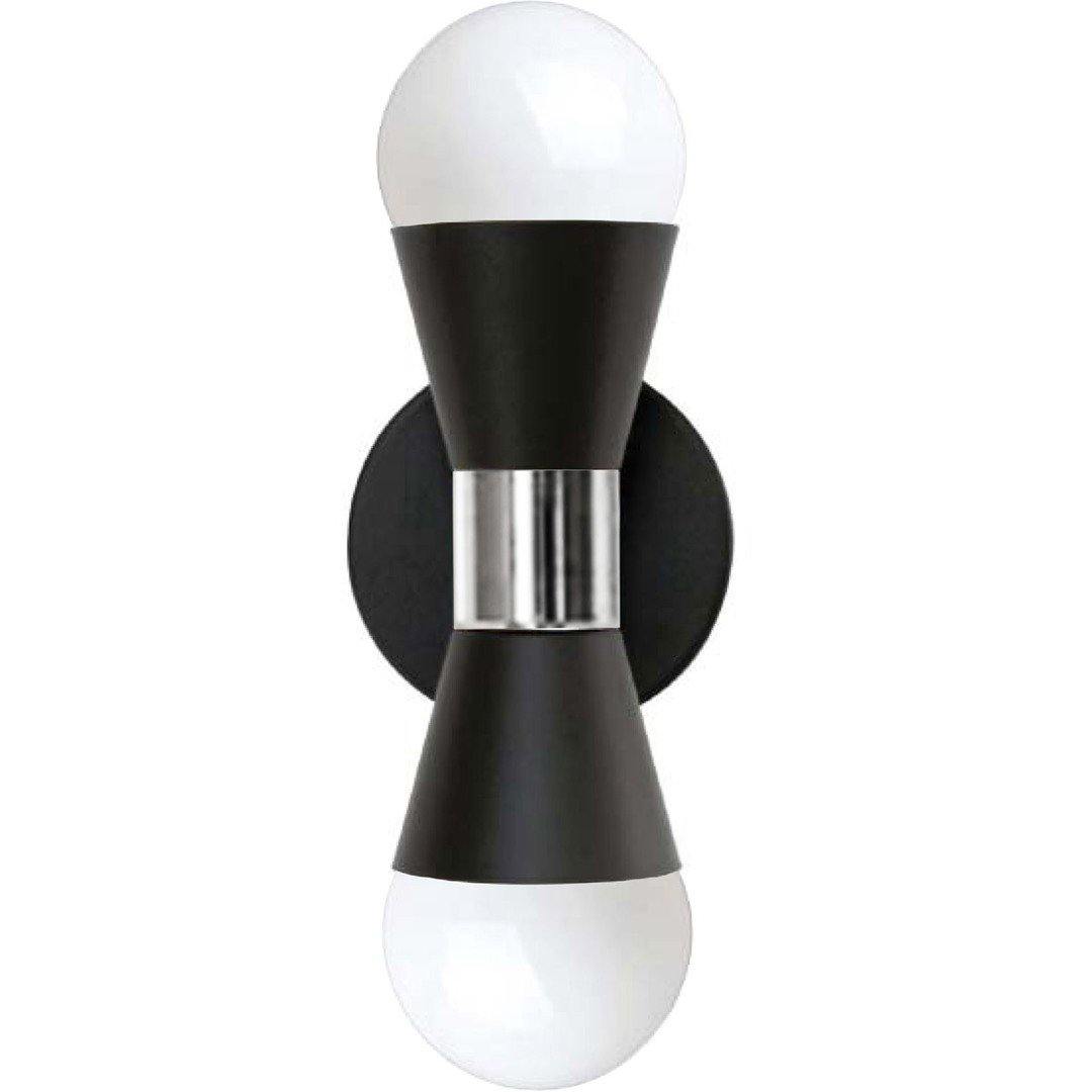 Steel Frame Simple 2 Light Wall Sconce - LV LIGHTING