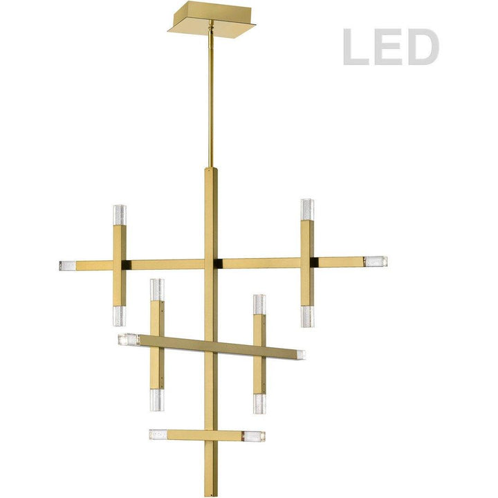 LED Steel Crosses Chandelier - LV LIGHTING