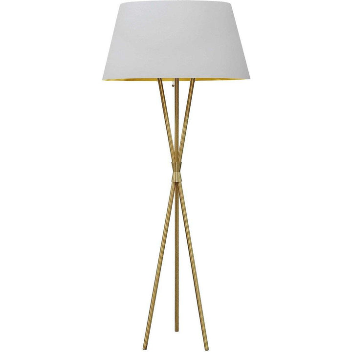 Steel 3 Arms Fabric Shade Floor Lamp - LV LIGHTING