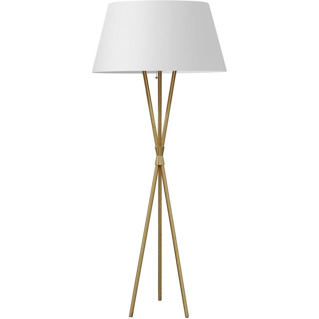Steel 3 Arms Fabric Shade Floor Lamp - LV LIGHTING