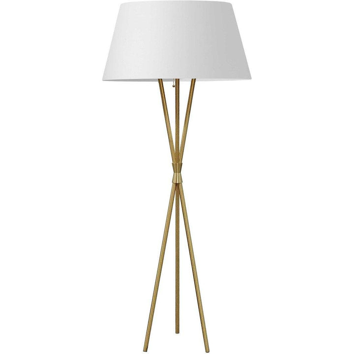Steel 3 Arms Fabric Shade Floor Lamp - LV LIGHTING