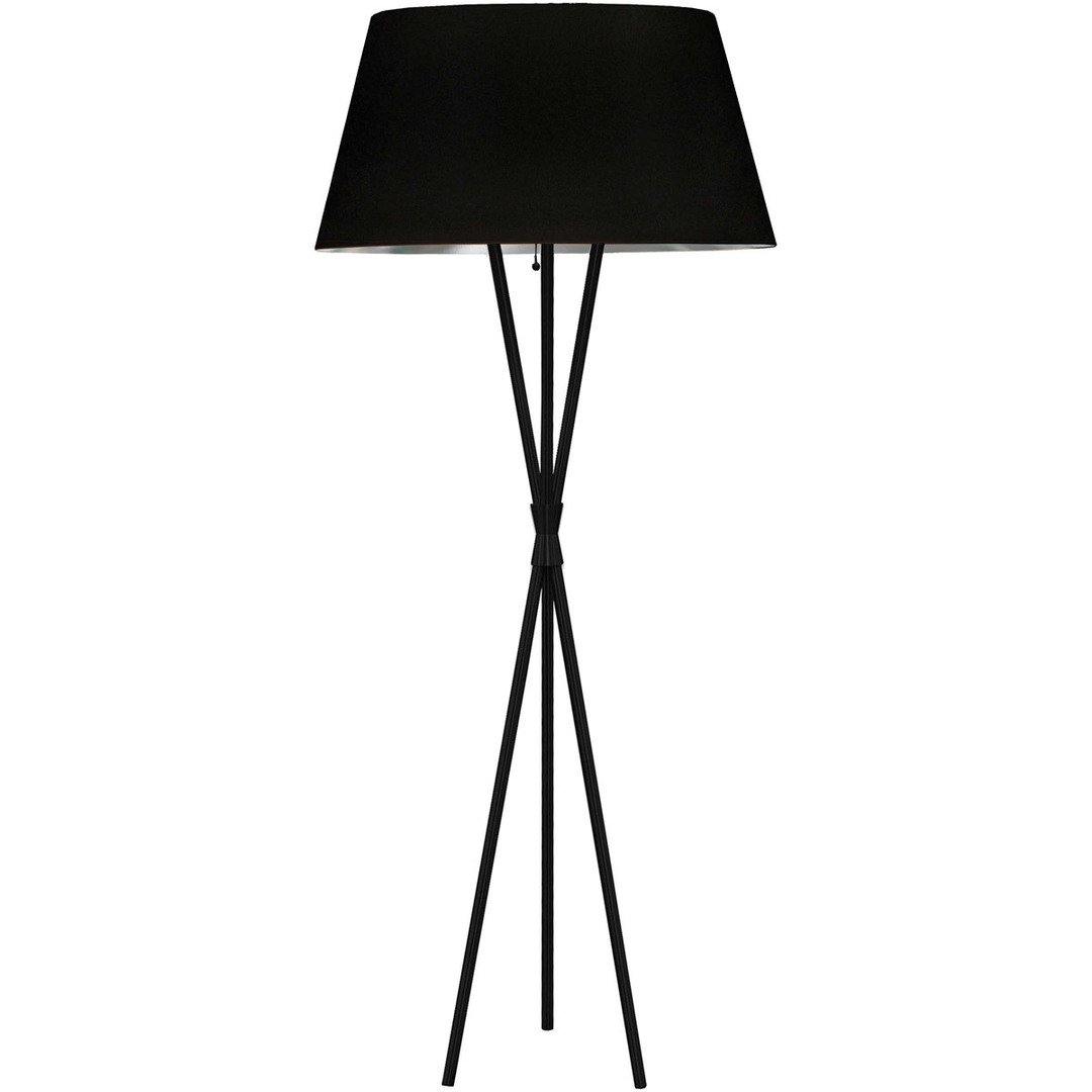 Steel 3 Arms Fabric Shade Floor Lamp - LV LIGHTING
