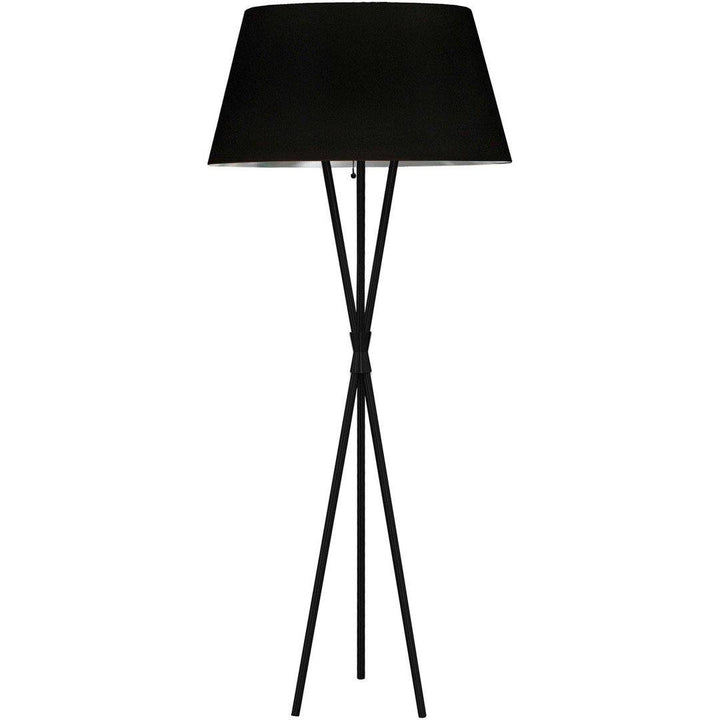 Steel 3 Arms Fabric Shade Floor Lamp - LV LIGHTING