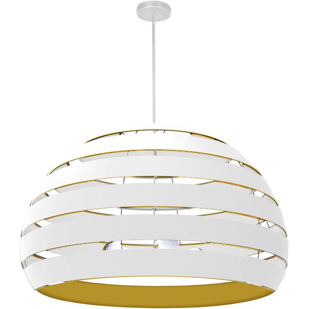 Steel Frame Fabric and Metal Hoop Shade Chandelier - LV LIGHTING