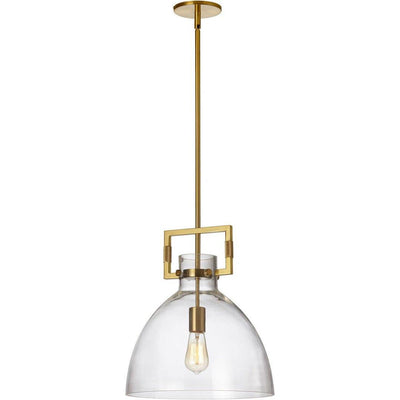 Steel Frame with Clear Glass Shade Pendant - LV LIGHTING