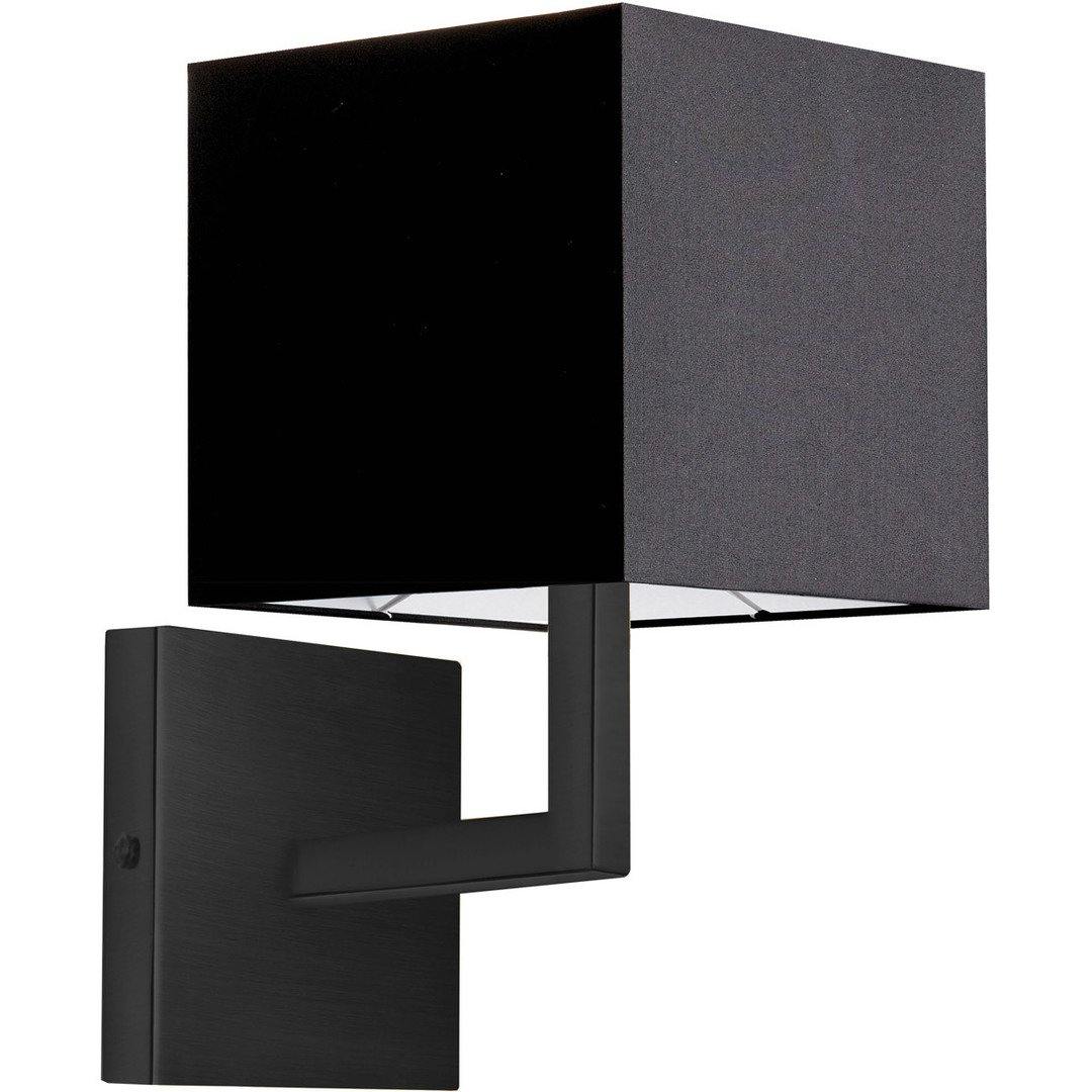Steel Arm with Square Fabric Shade Wall Sconce - LV LIGHTING