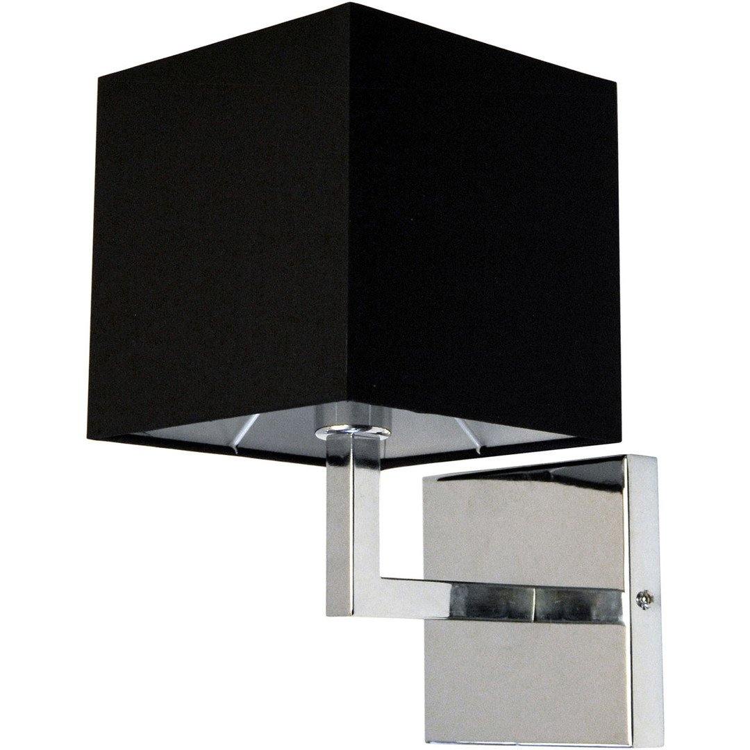 Steel Arm with Square Fabric Shade Wall Sconce - LV LIGHTING