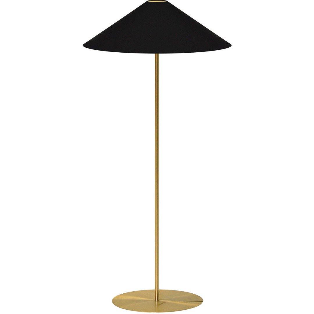 Steel with Fabric Cone Shade Floor Lamp - LV LIGHTING