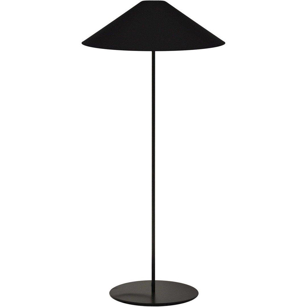 Steel with Fabric Cone Shade Floor Lamp - LV LIGHTING