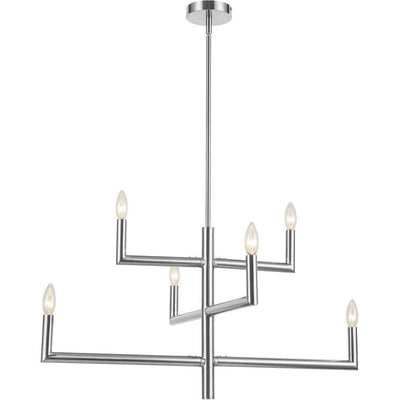 Steel with 3 Tier Arms Chandelier - LV LIGHTING