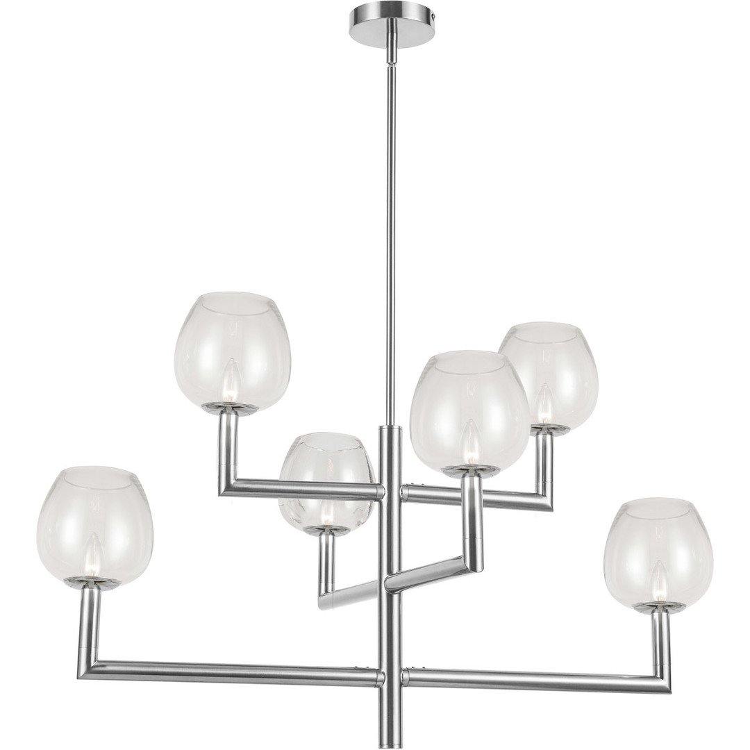 Steel with 3 Tier Arms Chandelier - LV LIGHTING