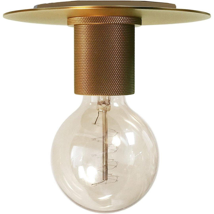 Steel with Flat Canopy Simple Flush Mount - LV LIGHTING