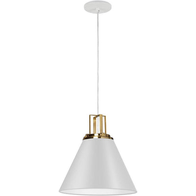 Steel Frame with Cone Shade Pendant - LV LIGHTING