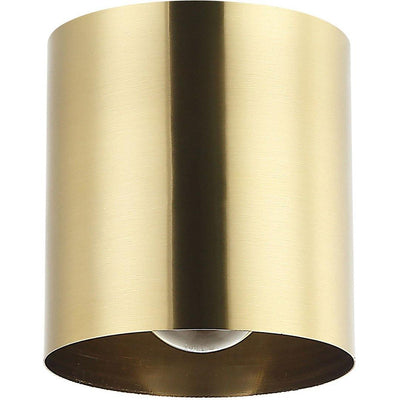 Steel Cylindrical Shade Flush Mount - LV LIGHTING