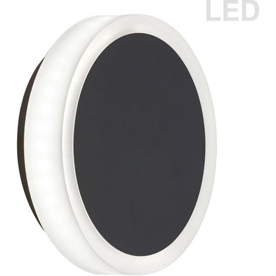 LED Steel Round Frame Wall Sconce - LV LIGHTING