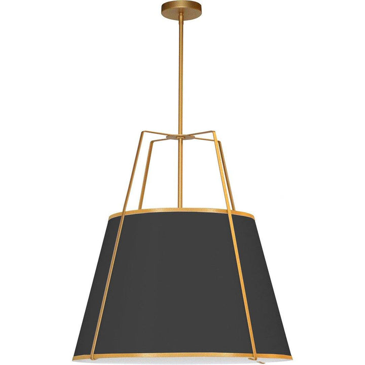 Steel Frame with Fabric Shade Chandelier - LV LIGHTING