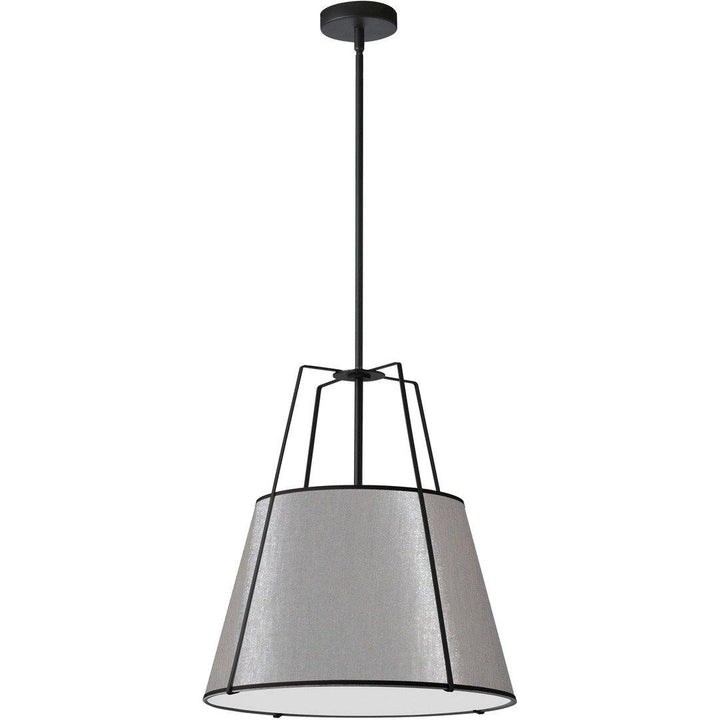 Steel Frame with Fabric Shade Pendant - LV LIGHTING