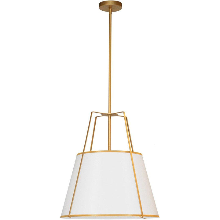 Steel Frame with Fabric Shade Pendant - LV LIGHTING