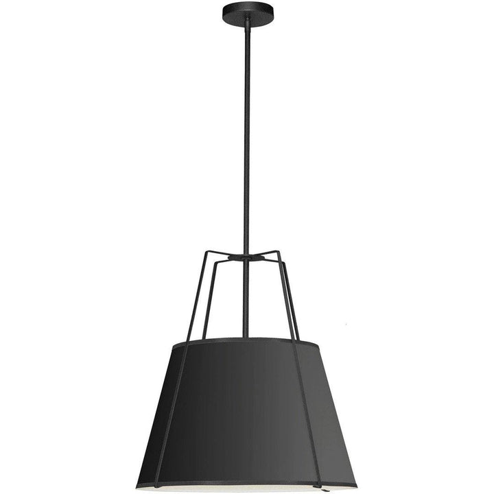 Steel Frame with Fabric Shade Pendant - LV LIGHTING
